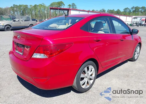 2012 Hyundai Accent Gls из США, поврежденный, VIN KMHCU4AE0CU226213